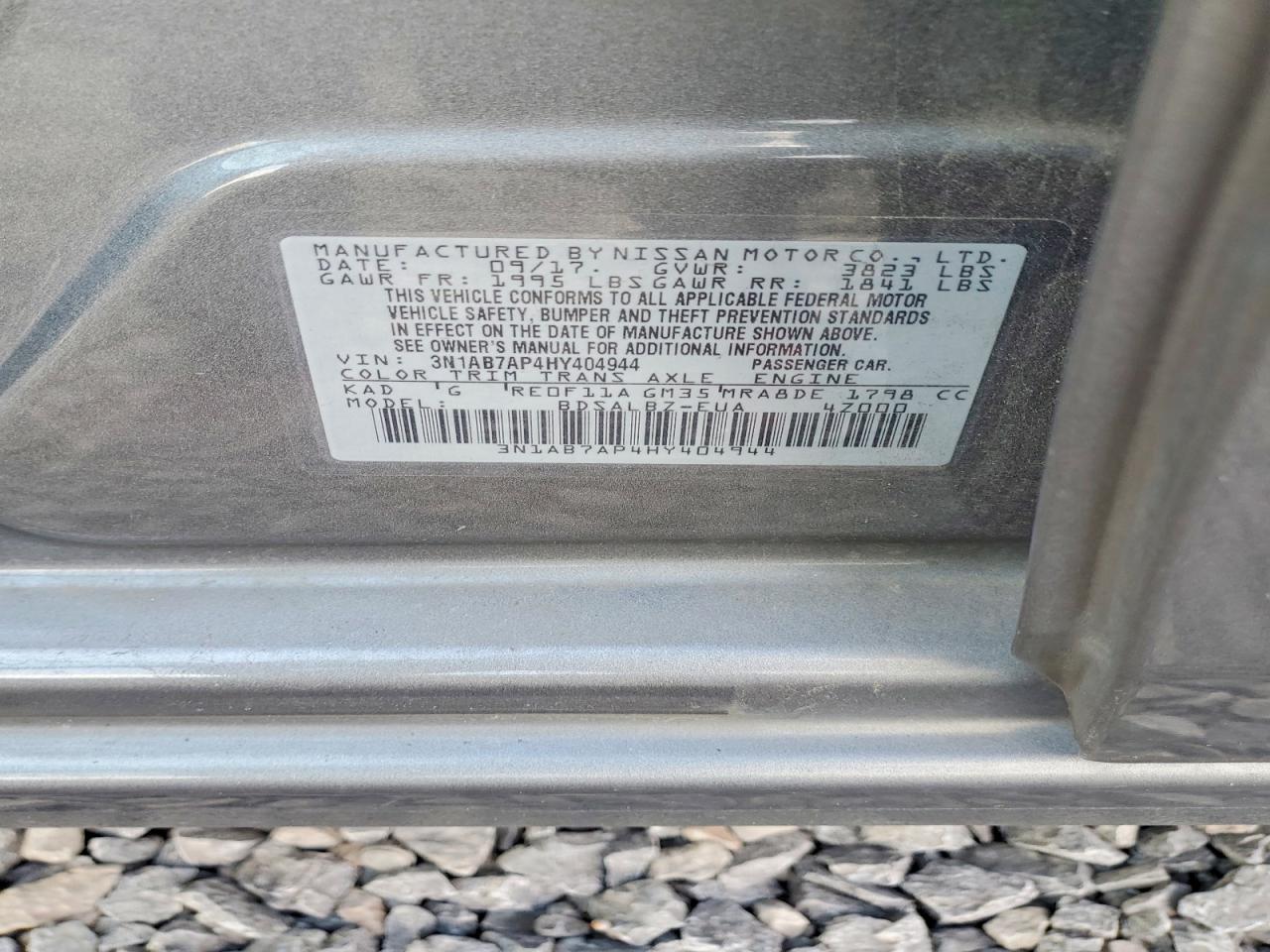2017 NISSAN SENTRA S photo 12
