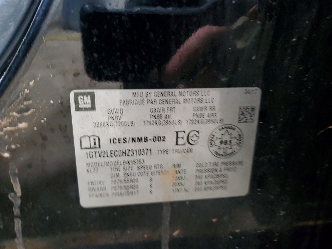 2017 GMC SIERRA K1500 photo 12