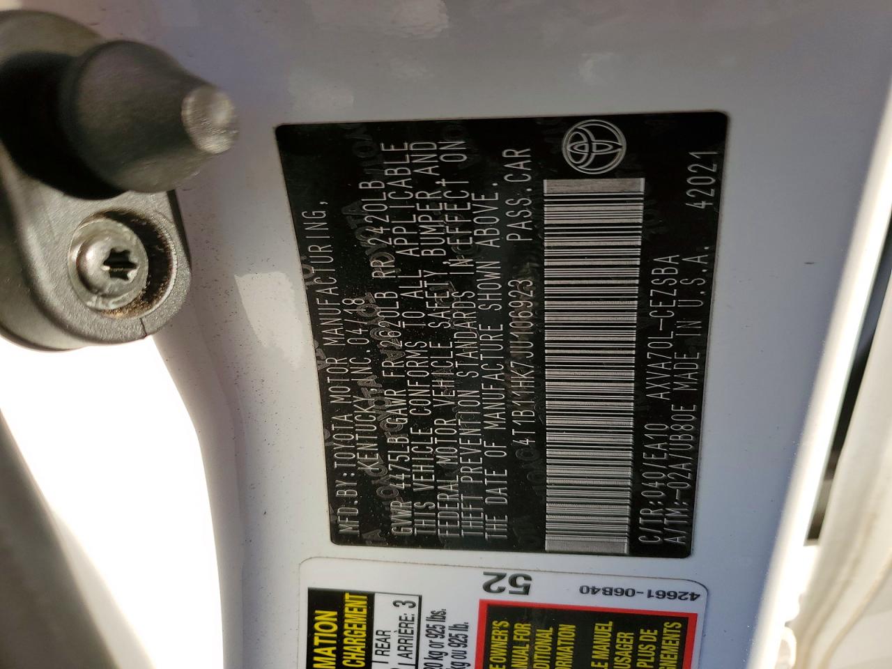 2018 TOYOTA CAMRY SE photo 13