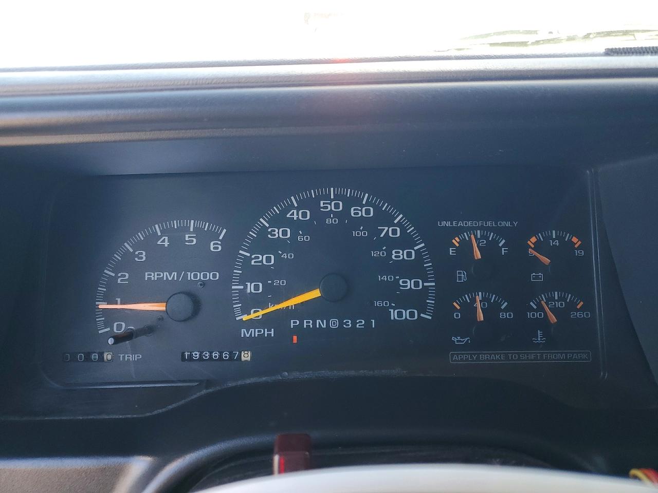 1999 CHEVROLET TAHOE C1500 photo 9