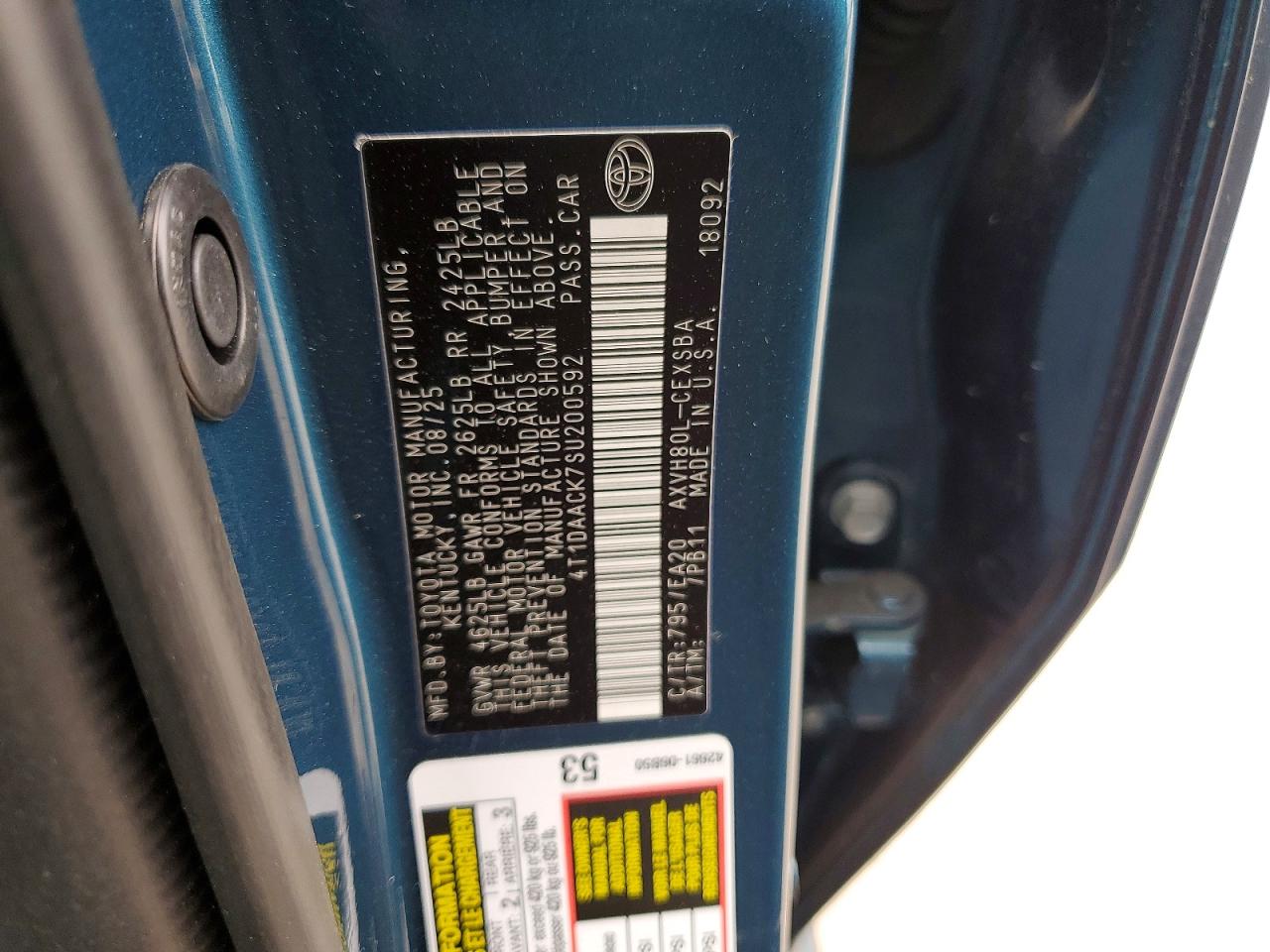 2025 TOYOTA CAMRY SE photo 13
