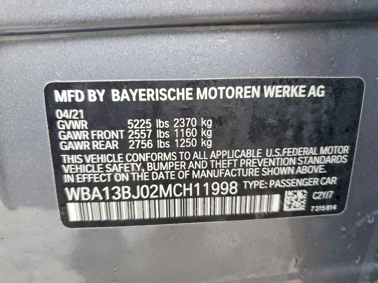 2021 BMW 530 XI photo 23