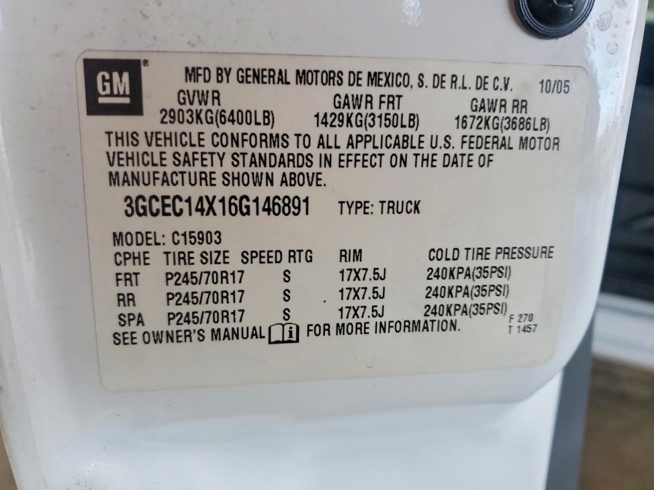 2006 CHEVROLET SILVERADO C1500 photo 34