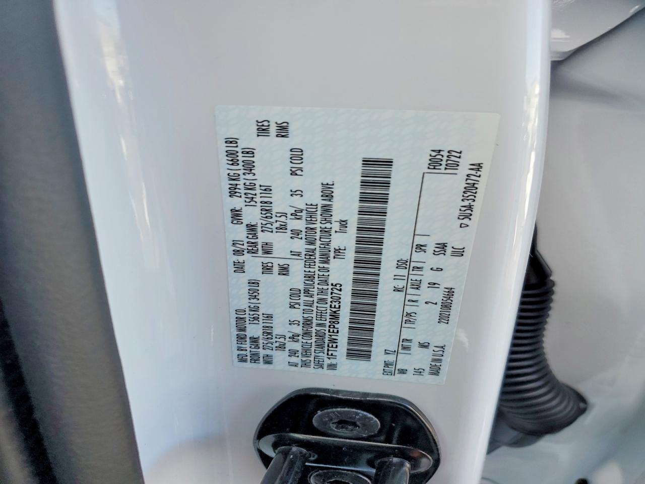 2021 FORD F150 SUPERCREW photo 25