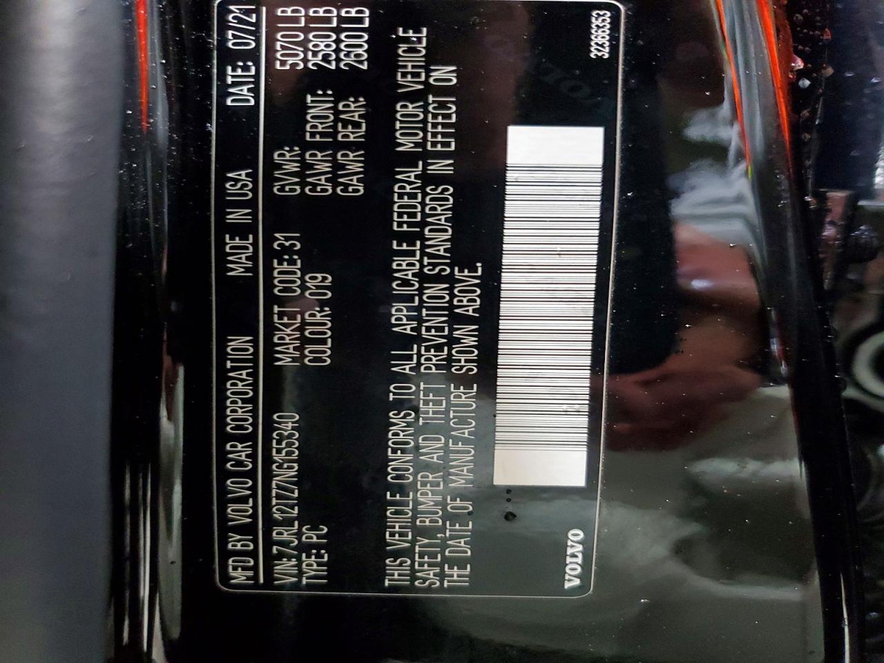 2022 VOLVO S60 B5 MOMENTUM photo 34