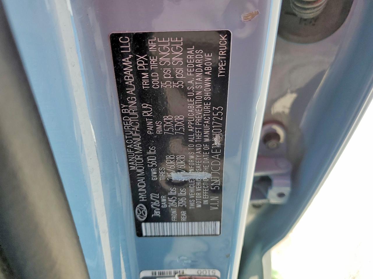2022 HYUNDAI SANTA CRUZ SEL photo 23