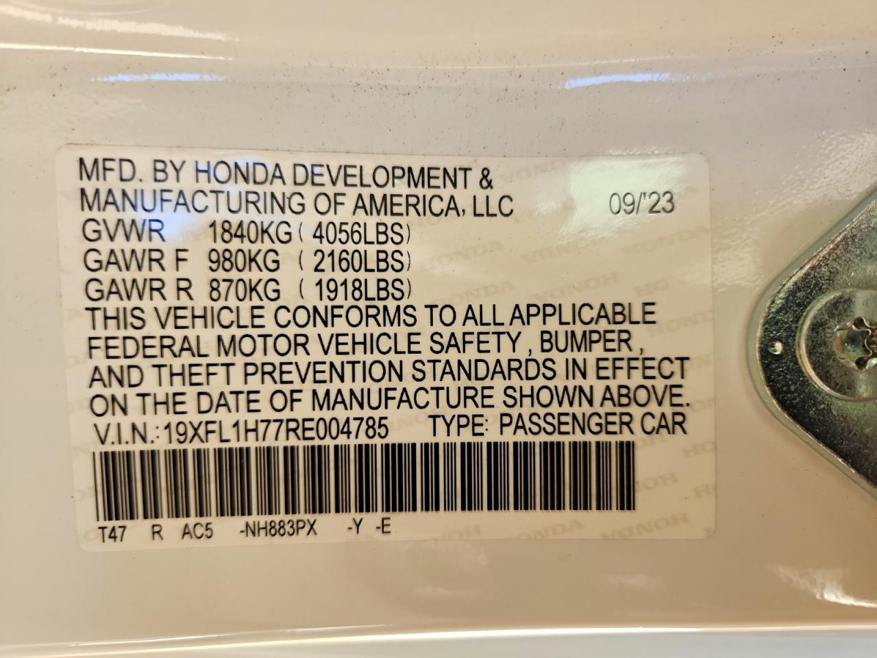 2024 HONDA CIVIC EXL photo 34