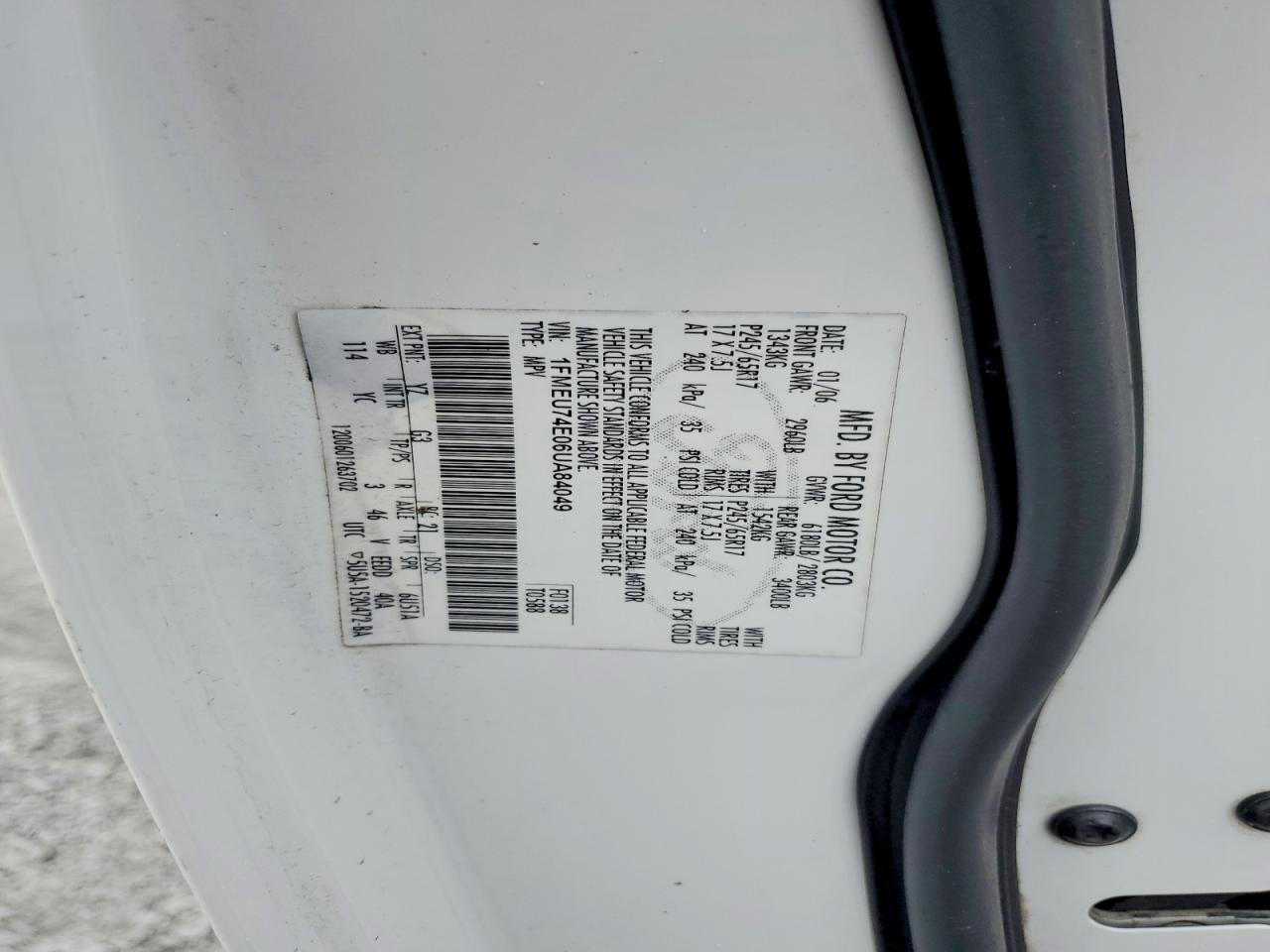 2006 FORD EXPLORER EDDIE BAUER photo 23