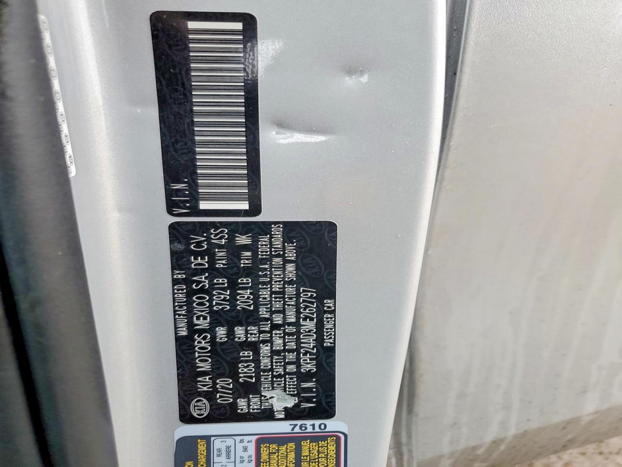 2021 KIA FORTE LXS photo 12