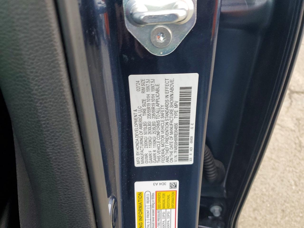 2024 HONDA CR-V SPORT TOURING photo 12