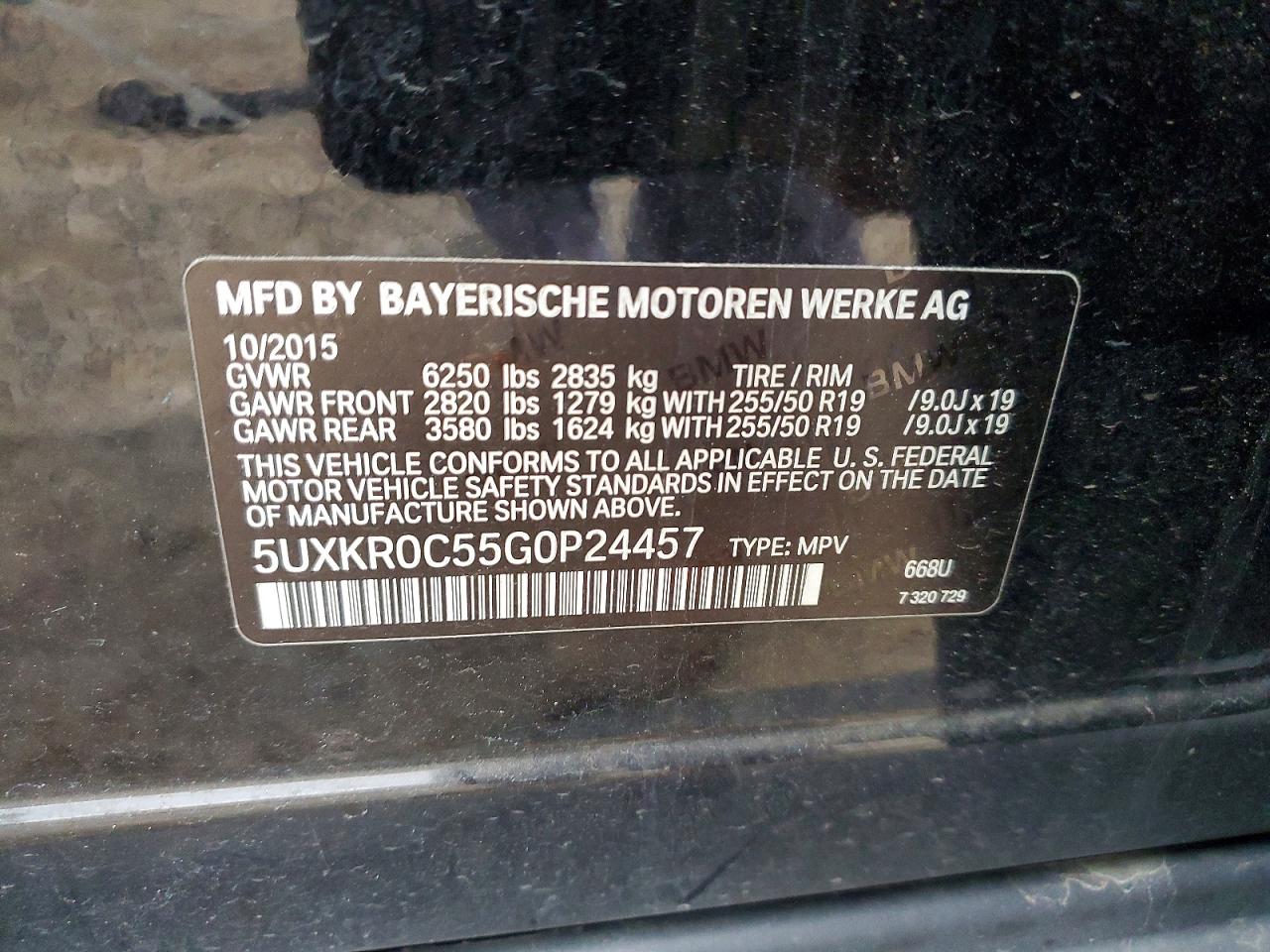 2016 BMW X5 XDRIVE35I photo 27