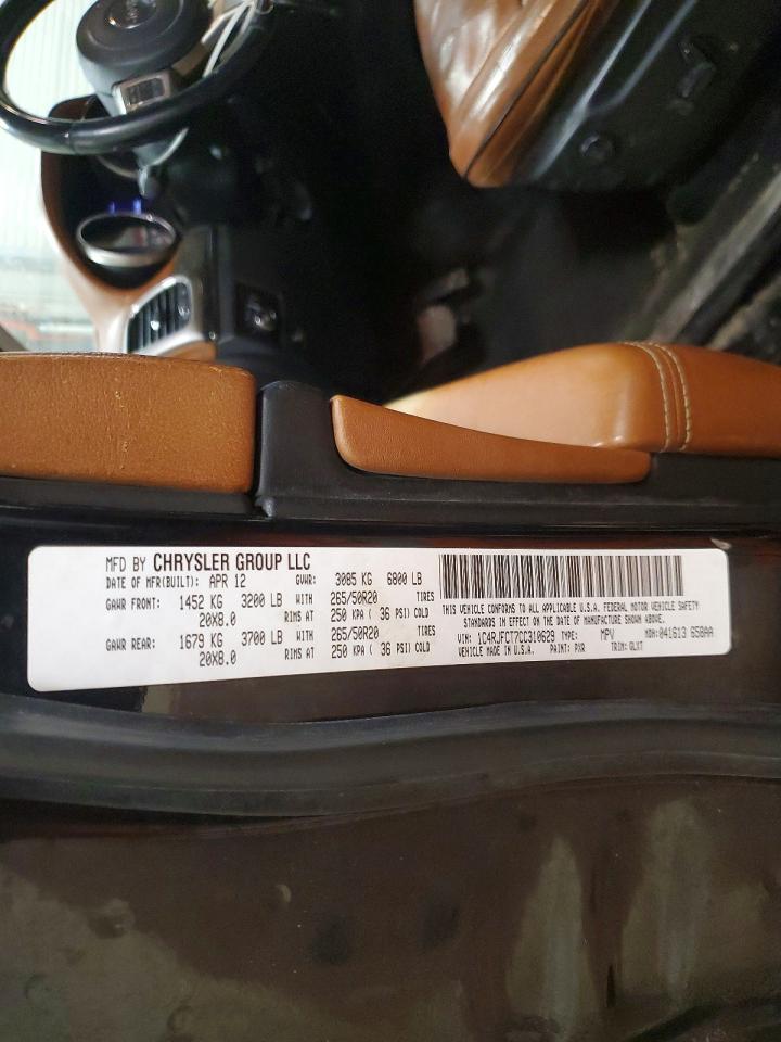2012 JEEP GRAND CHEROKEE OVERLAND photo 27
