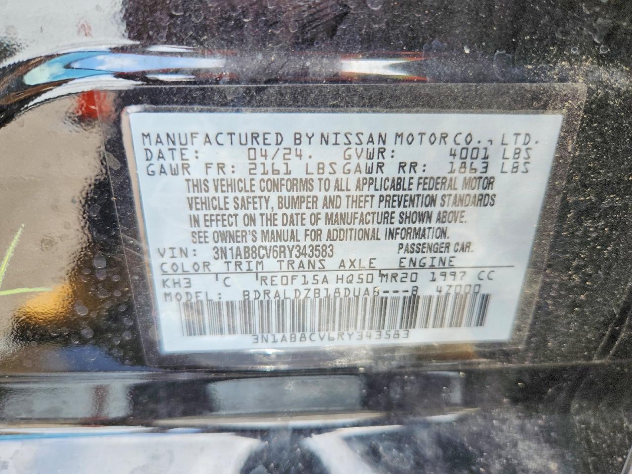 2024 NISSAN SENTRA SV photo 12