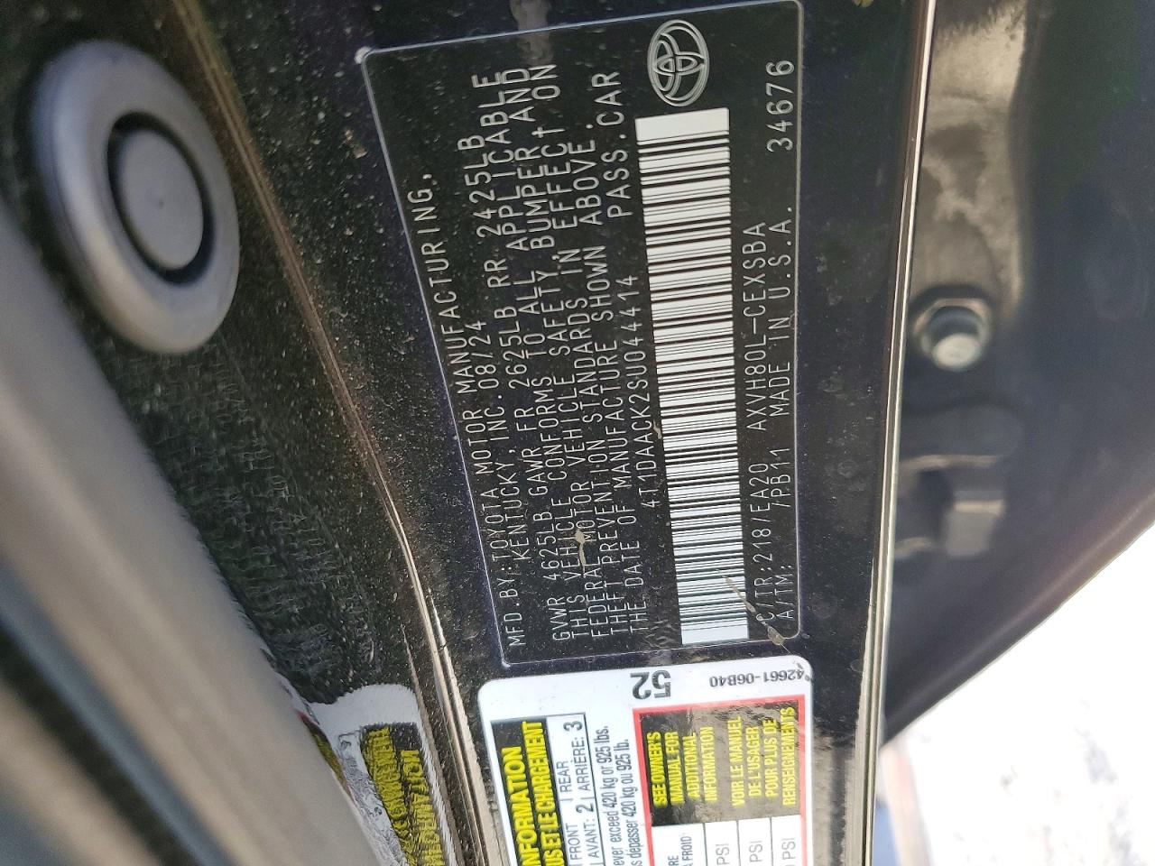 2025 TOYOTA CAMRY SE photo 25