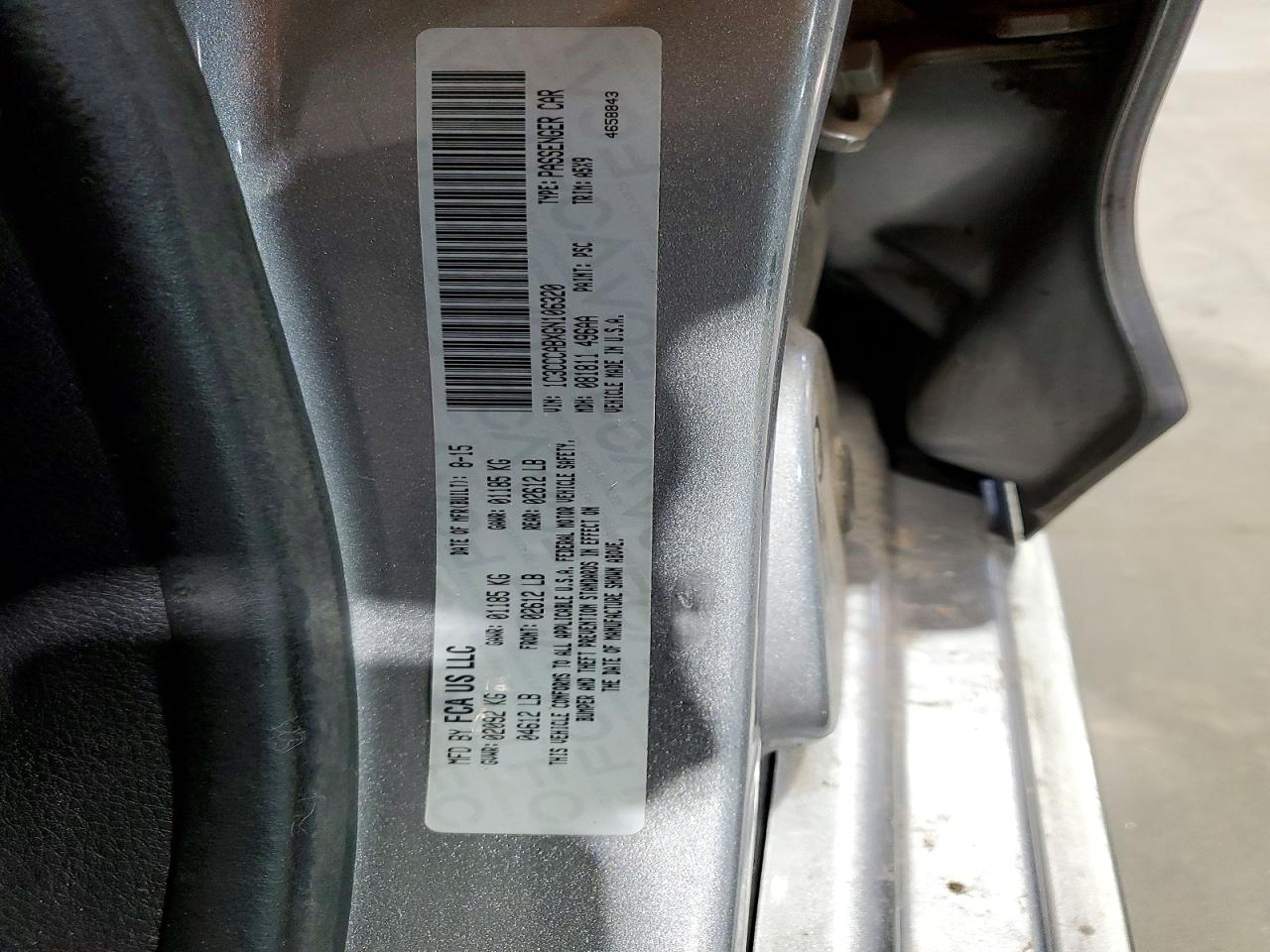 2016 CHRYSLER 200 LIMITED photo 12