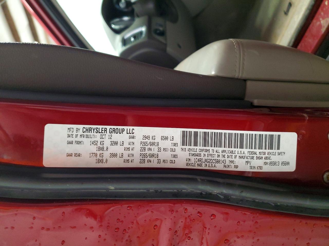 2013 DODGE DURANGO photo 25