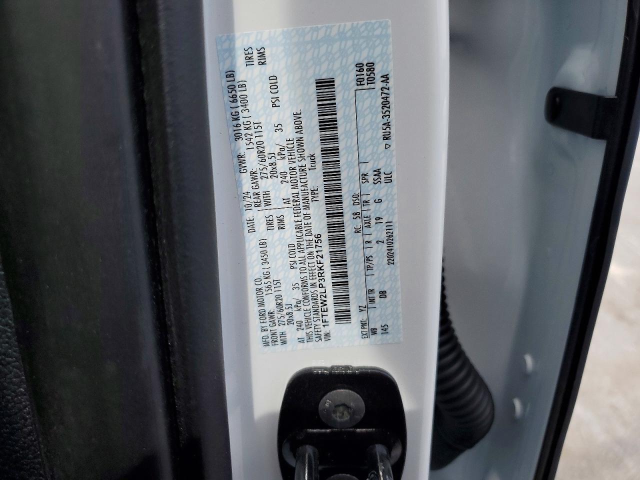 2024 FORD F150 STX photo 12