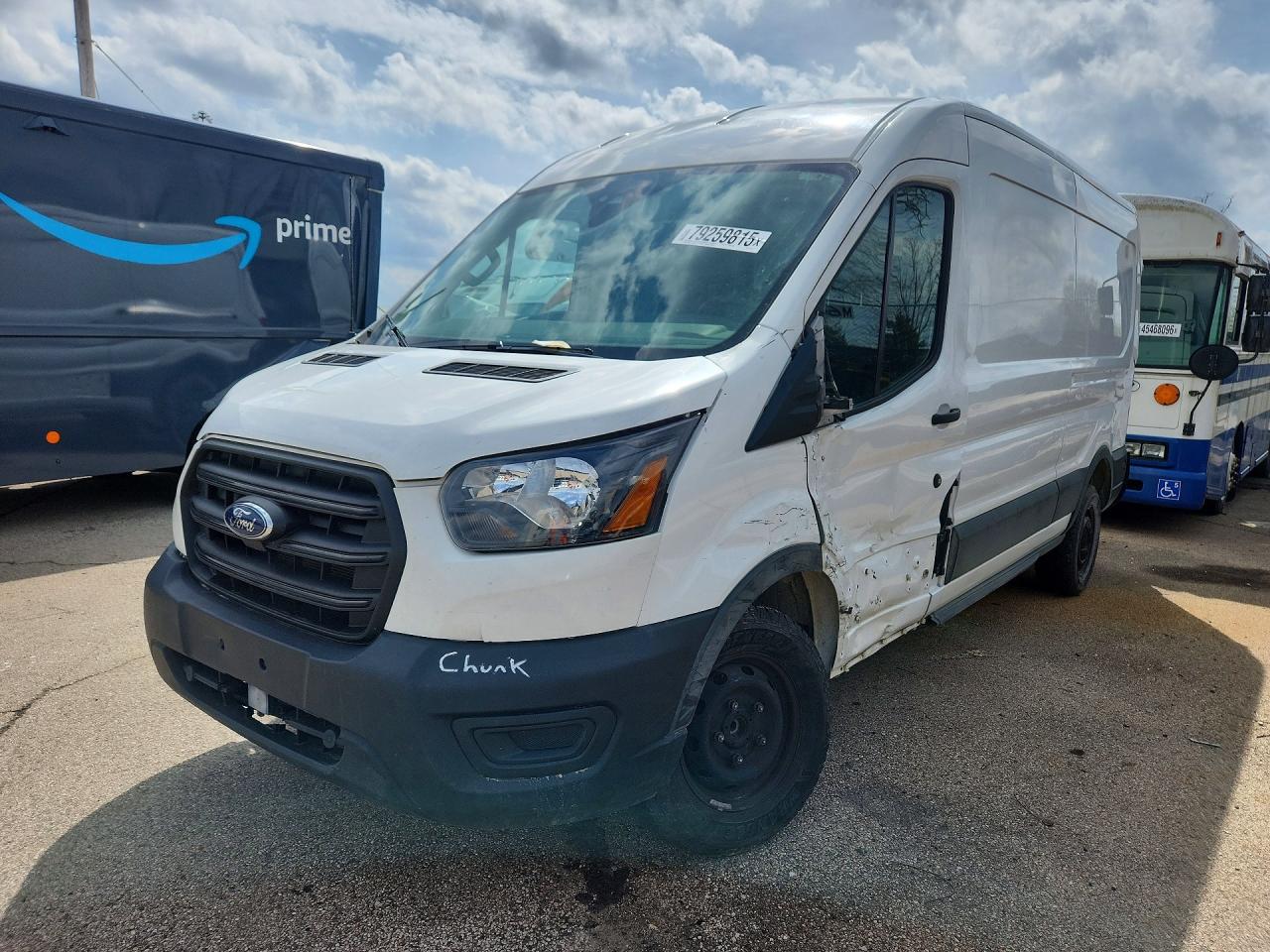 2020 FORD TRANSIT 250 MEDIUM ROOF DELIVERY VAN photo 2