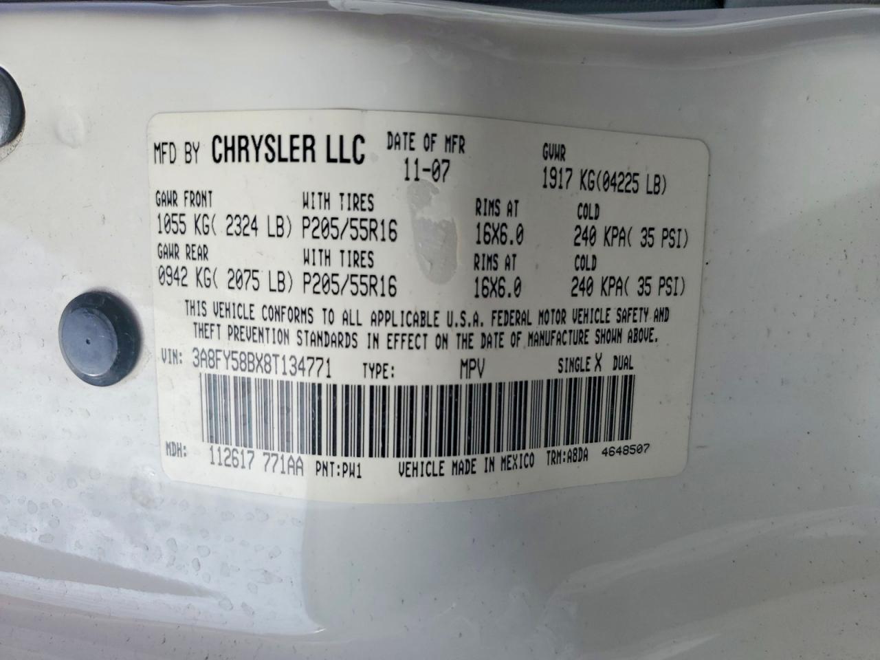 2008 CHRYSLER PT CRUISER TOURING photo 23
