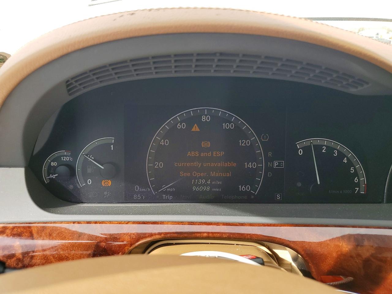 2007 MERCEDES-BENZ S 550 photo 9