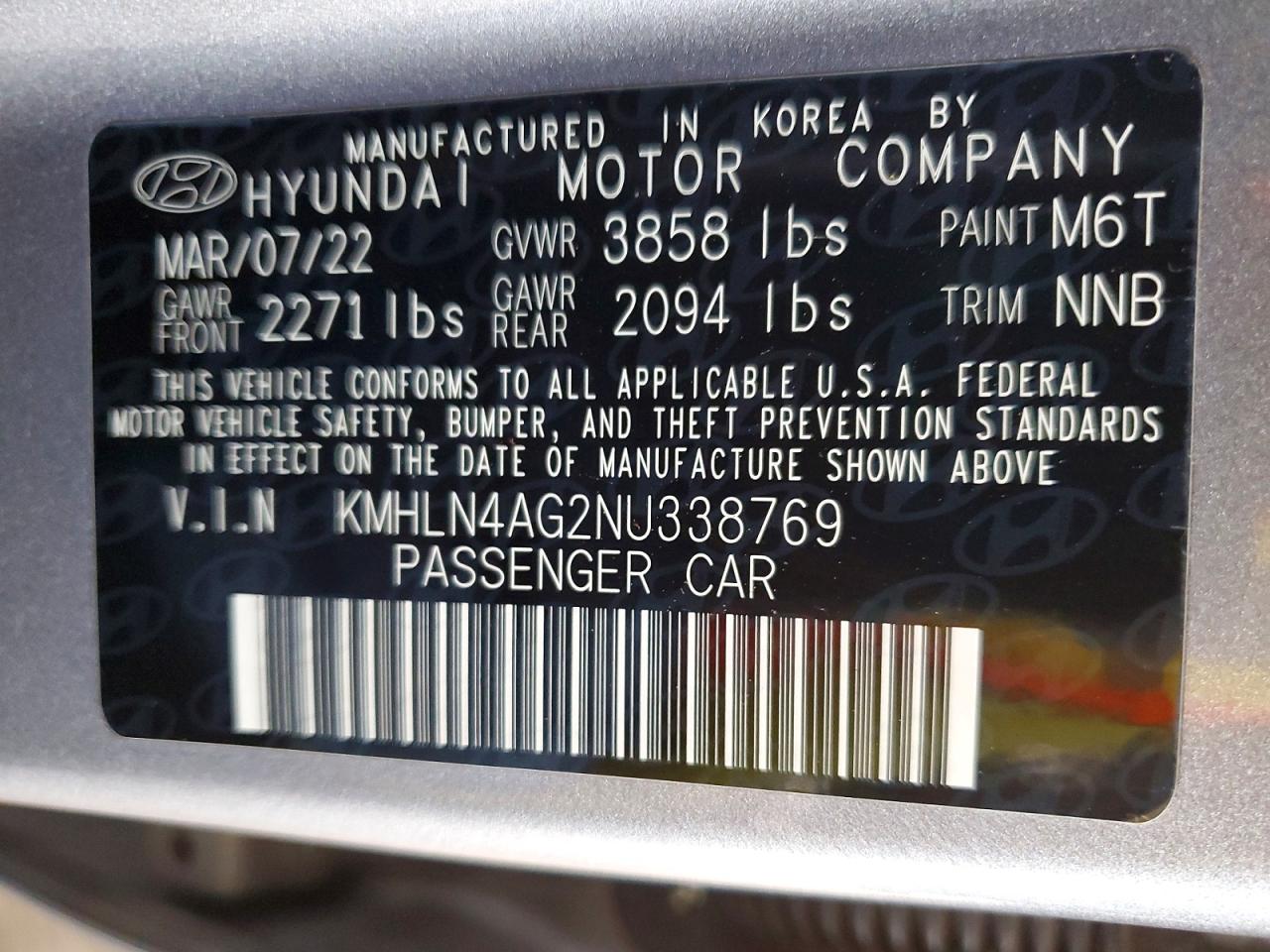 2022 HYUNDAI ELANTRA SEL photo 13