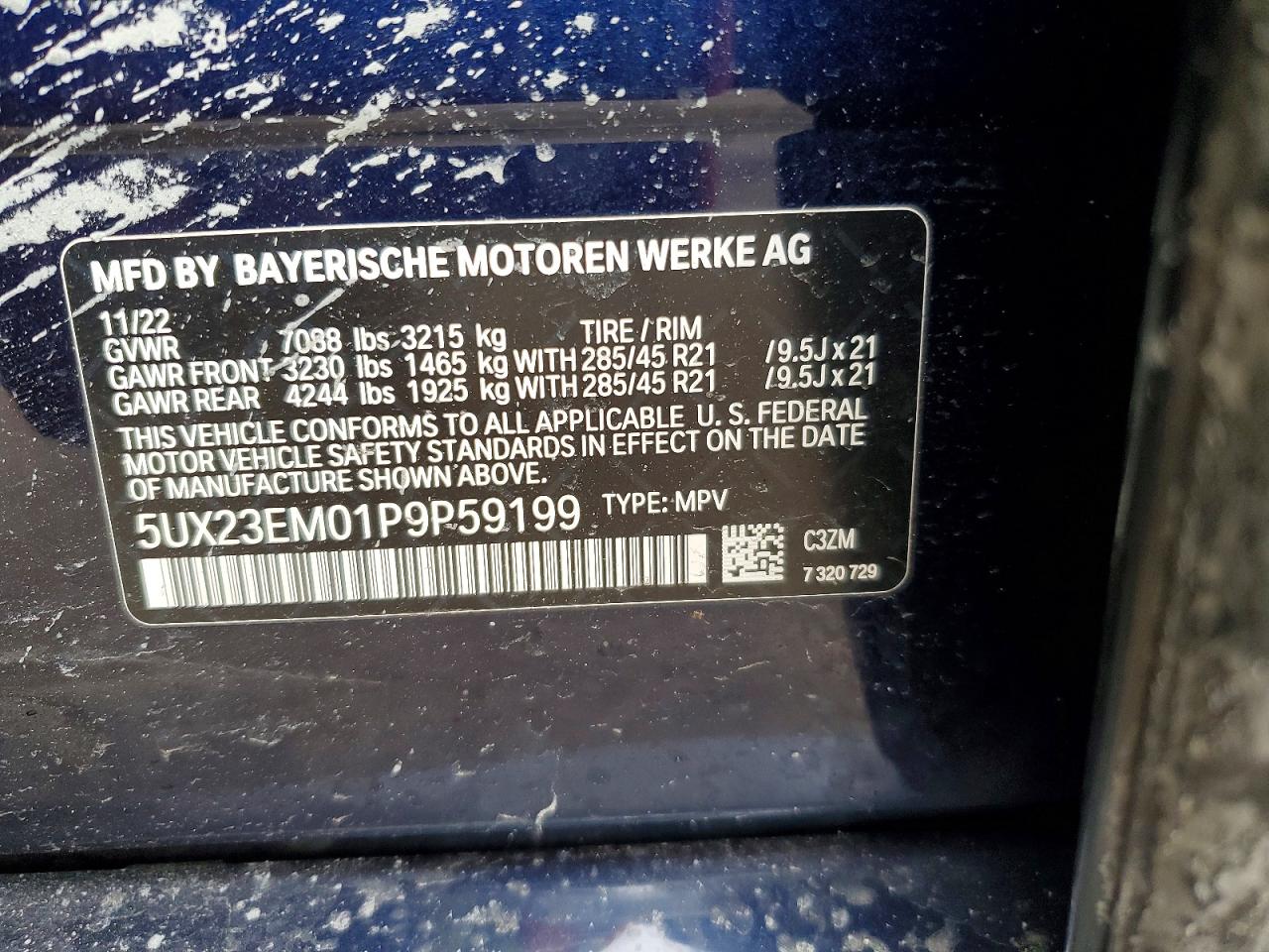 2023 BMW X7 XDRIVE40I photo 37
