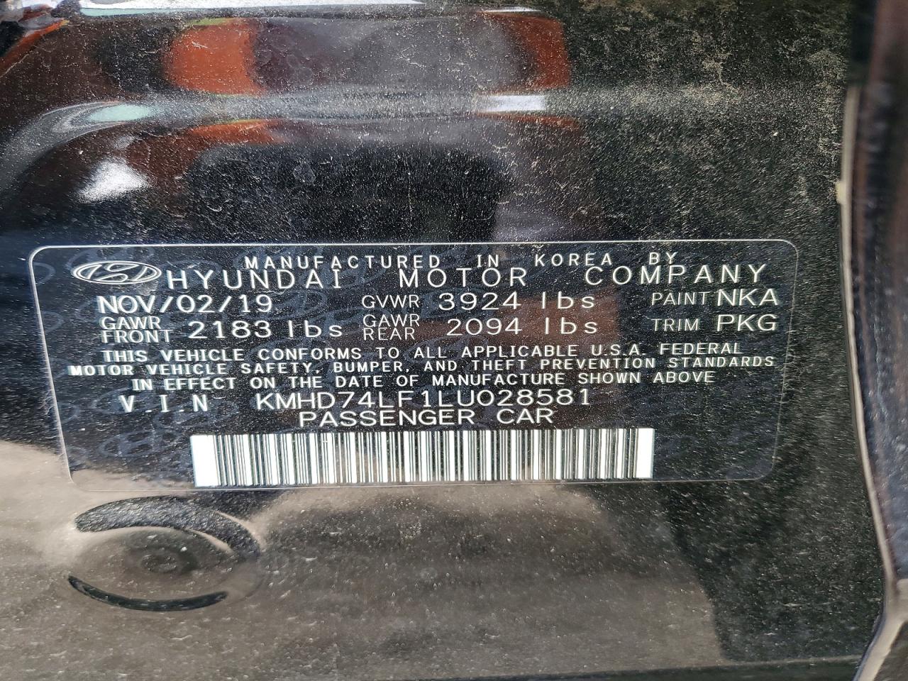 2020 HYUNDAI ELANTRA SE photo 12
