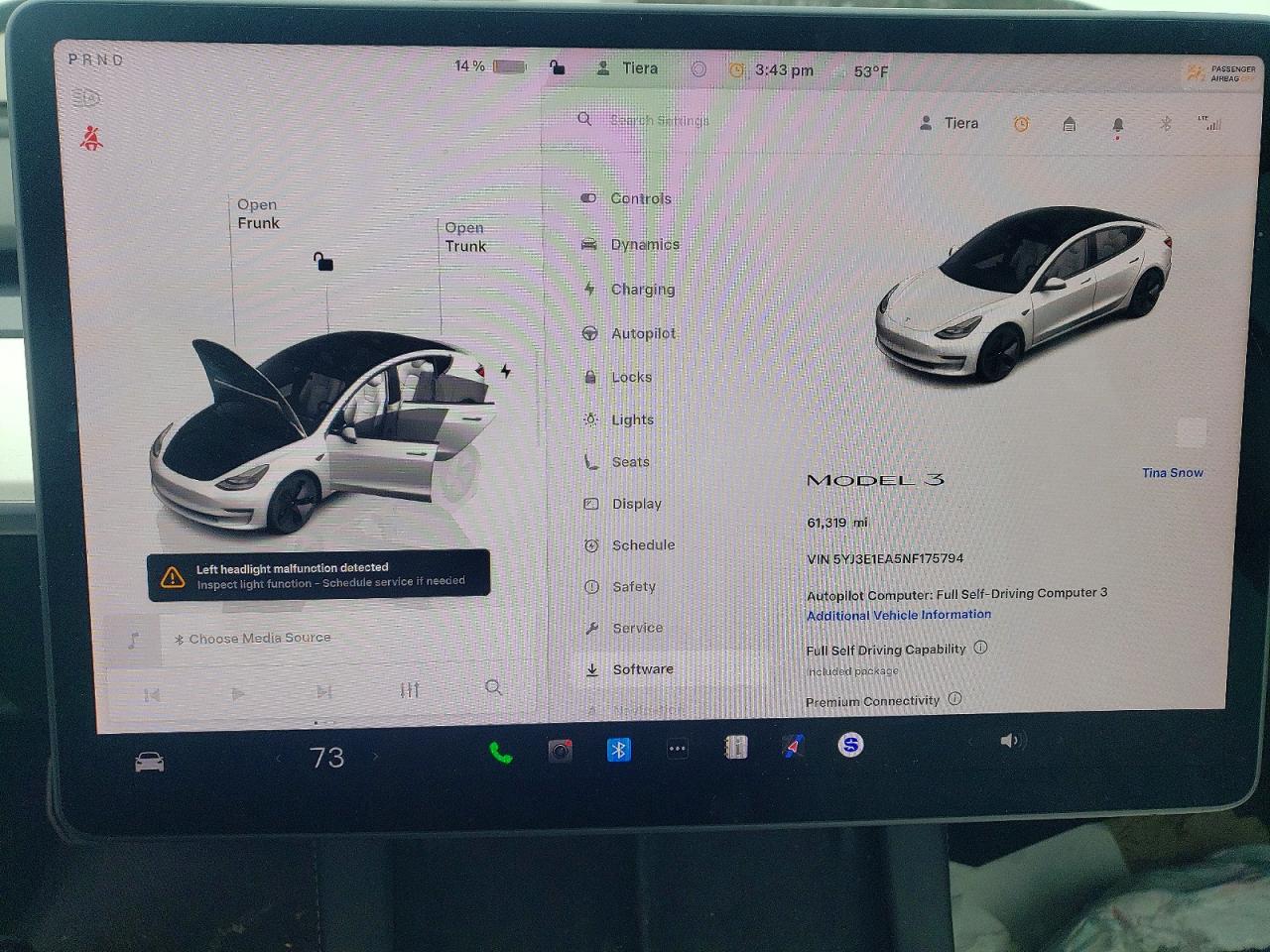 2022 TESLA MODEL 3 photo 9