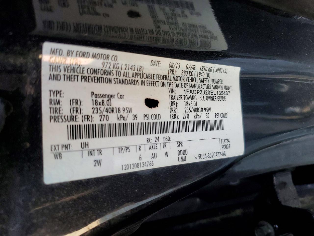 2014 FORD FOCUS TITANIUM photo 12