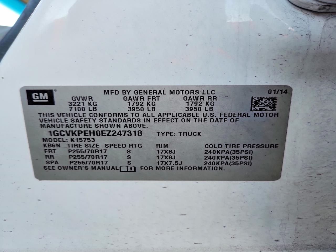2014 CHEVROLET SILVERADO K1500 photo 34