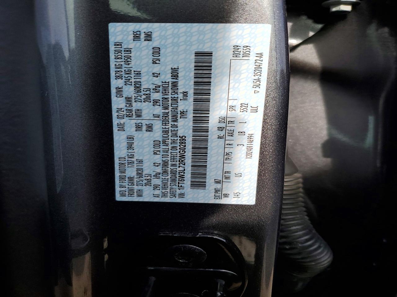 2024 FORD F150 LIGHTNING XLT photo 12