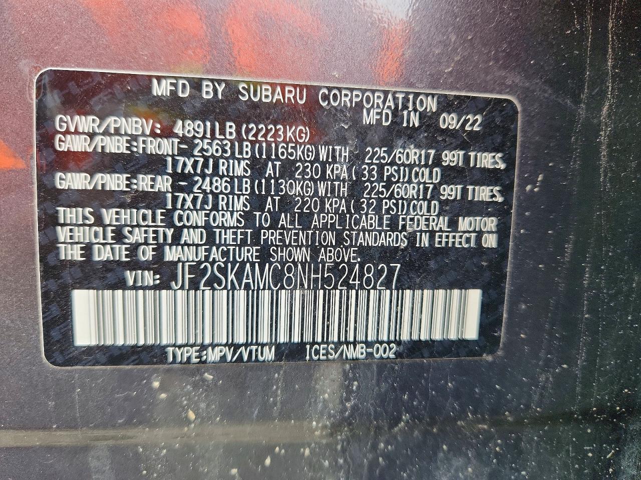 2022 SUBARU FORESTER WILDERNESS photo 25