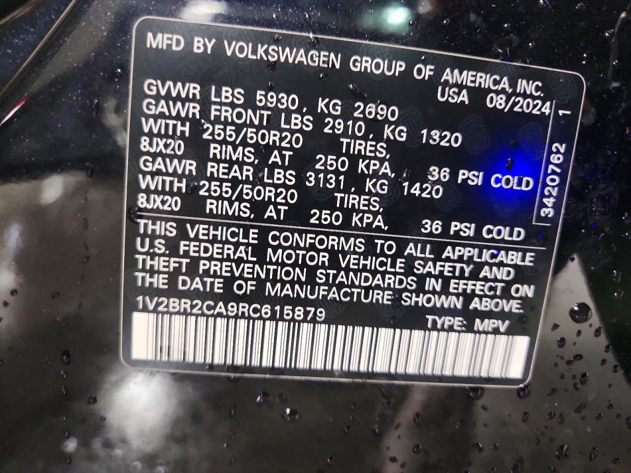 2024 VOLKSWAGEN ATLAS SEL photo 37