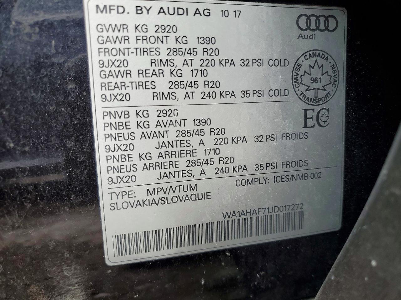 2018 AUDI Q7 PREMIUM photo 25