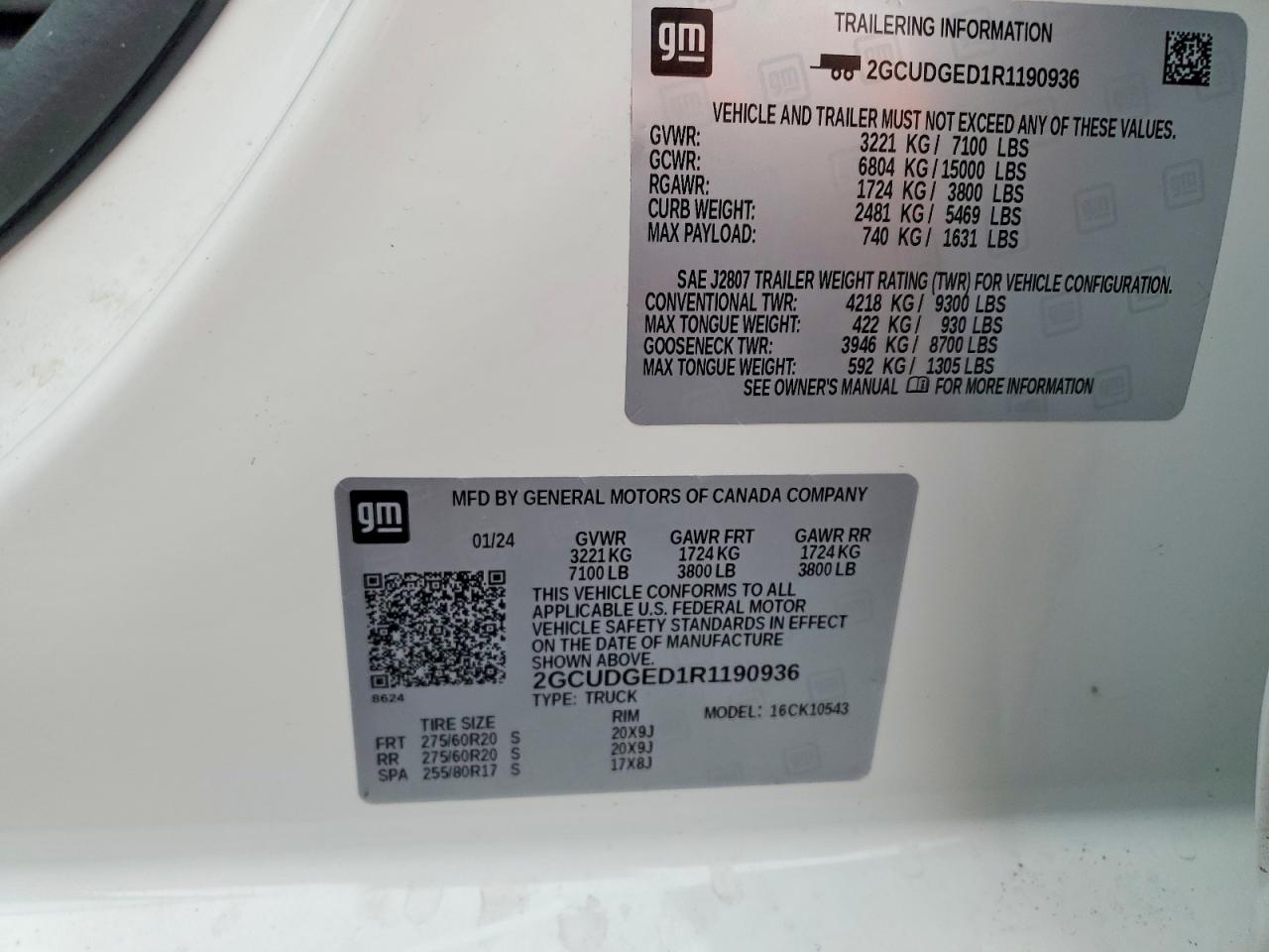 2024 CHEVROLET SILVERADO K1500 LTZ photo 13