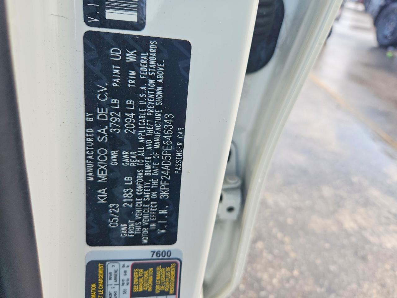 2023 KIA FORTE LX photo 12