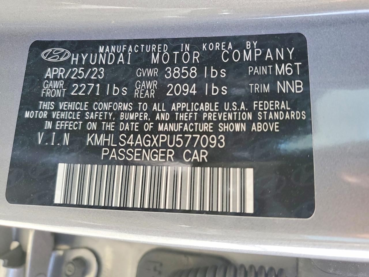 2023 HYUNDAI ELANTRA SEL photo 13