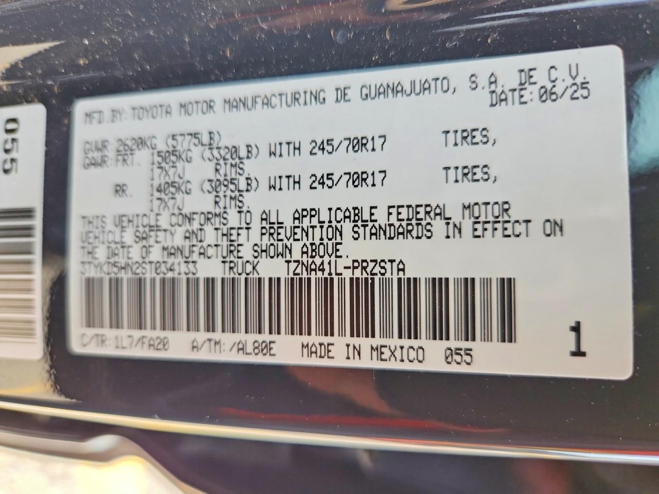 2025 TOYOTA TACOMA SR photo 37