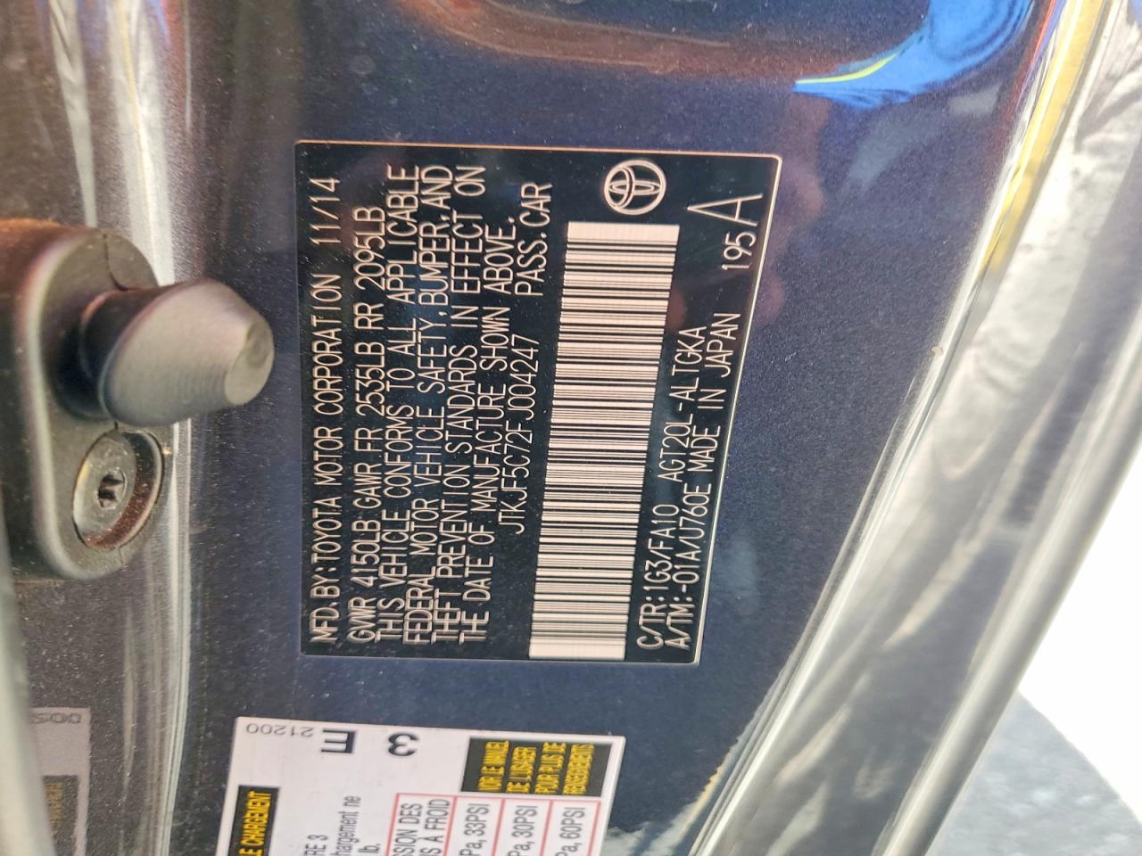 2015 TOYOTA SCION photo 23