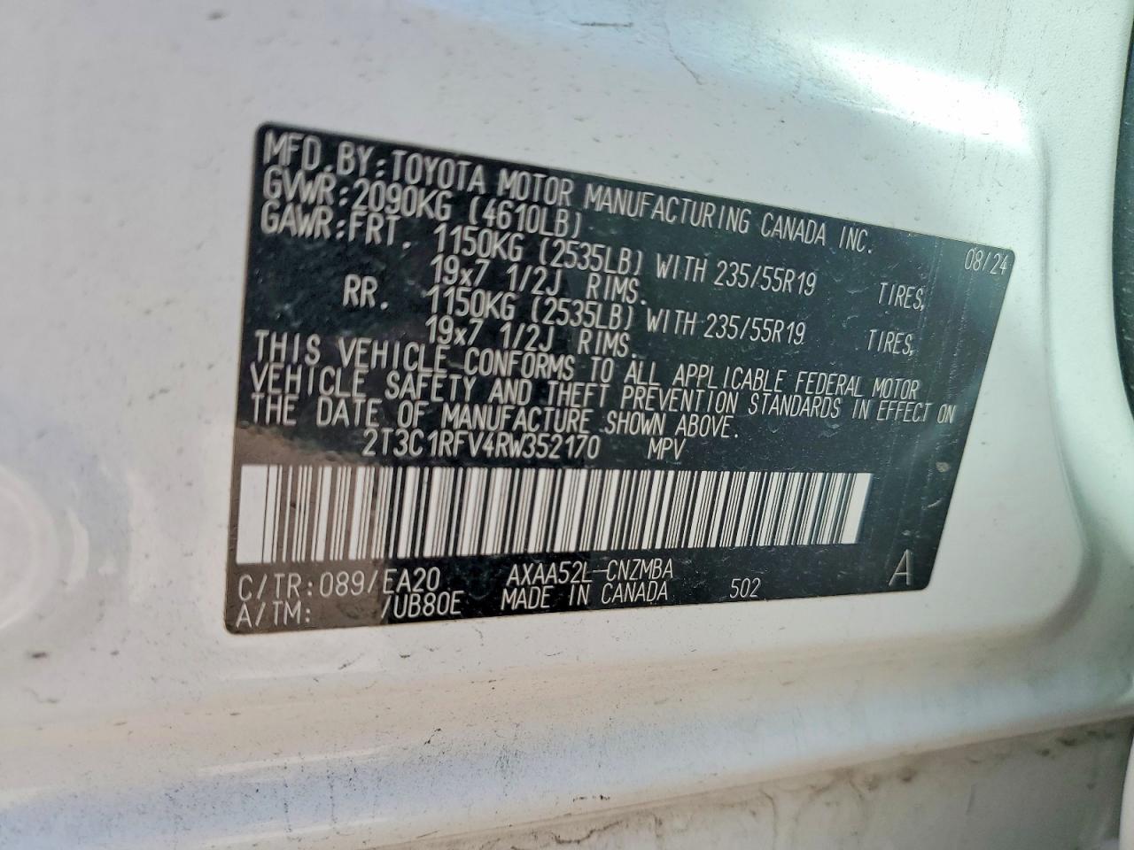 2024 TOYOTA RAV4 XLE PREMIUM photo 37