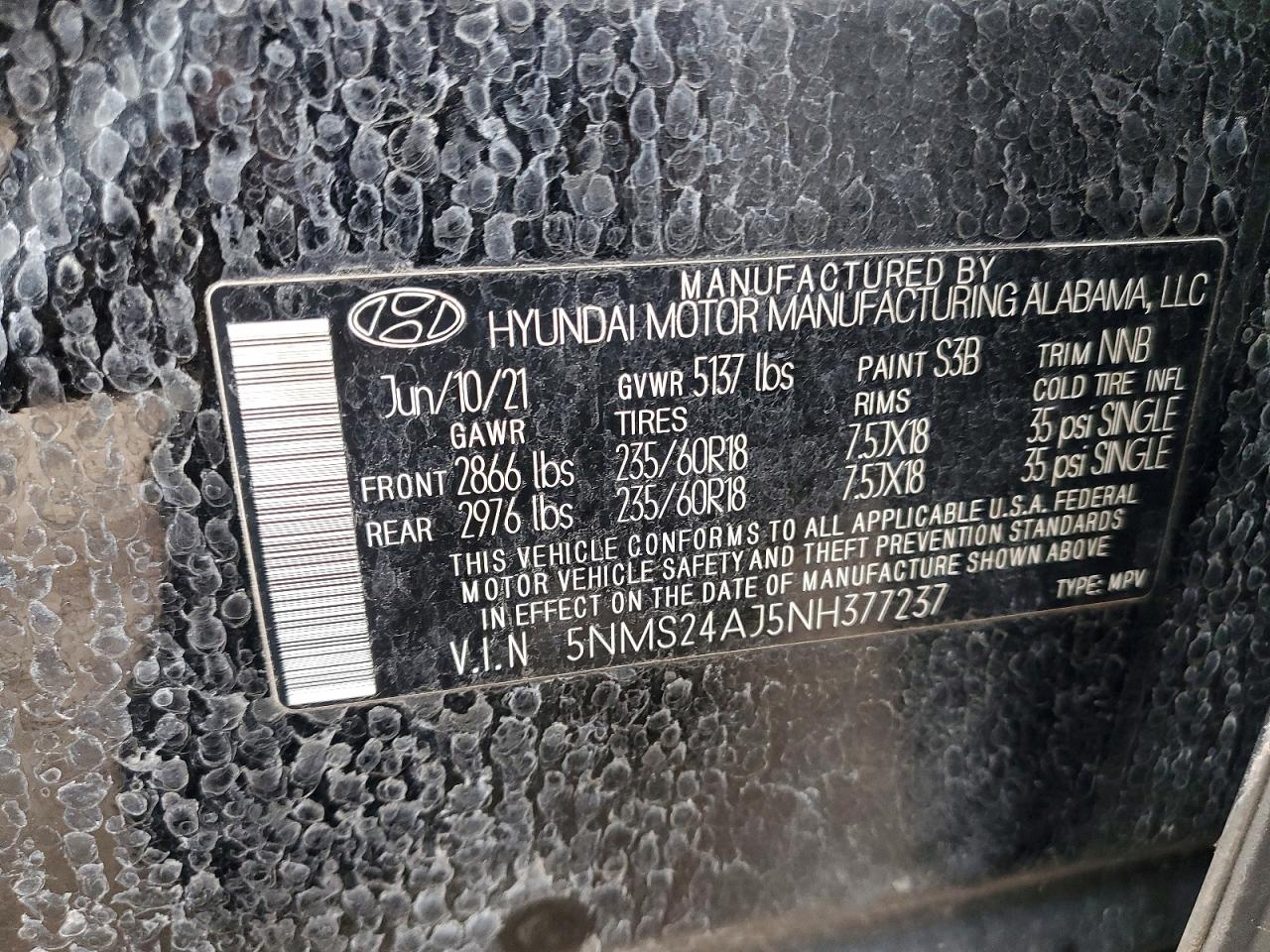 2022 HYUNDAI SANTA FE SEL photo 13