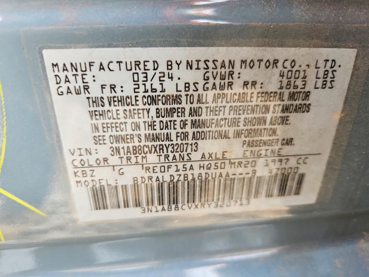 2024 NISSAN SENTRA SV photo 25