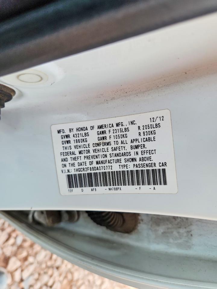 2013 HONDA ACCORD EXL photo 13