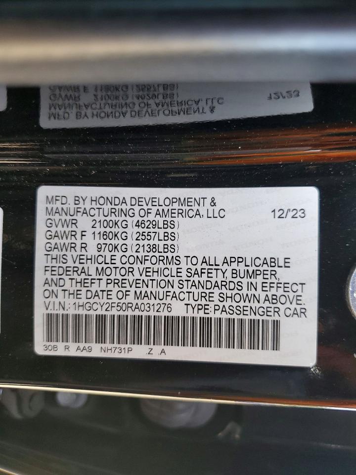 2024 HONDA ACCORD HYBRID SPORT photo 23