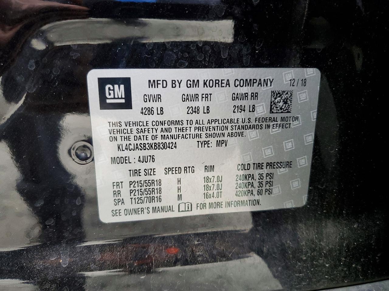 2019 BUICK ENCORE PREFERRED photo 25