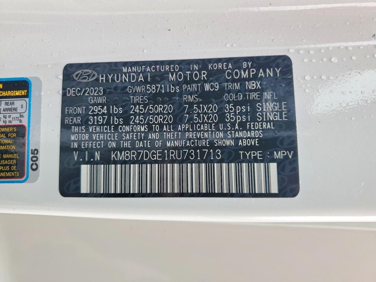 2024 HYUNDAI PALISADE CALLIGRAPHY photo 13