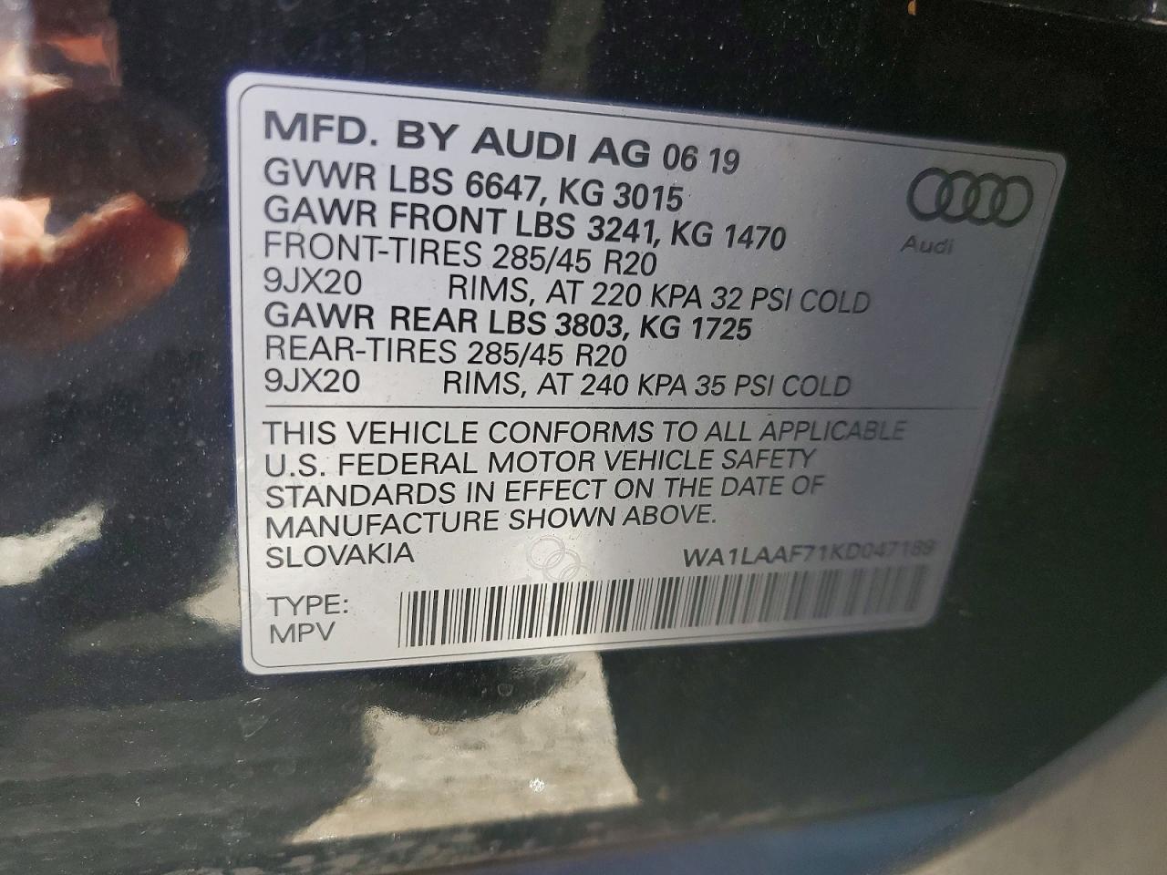 2019 AUDI Q7 PREMIUM PLUS photo 27