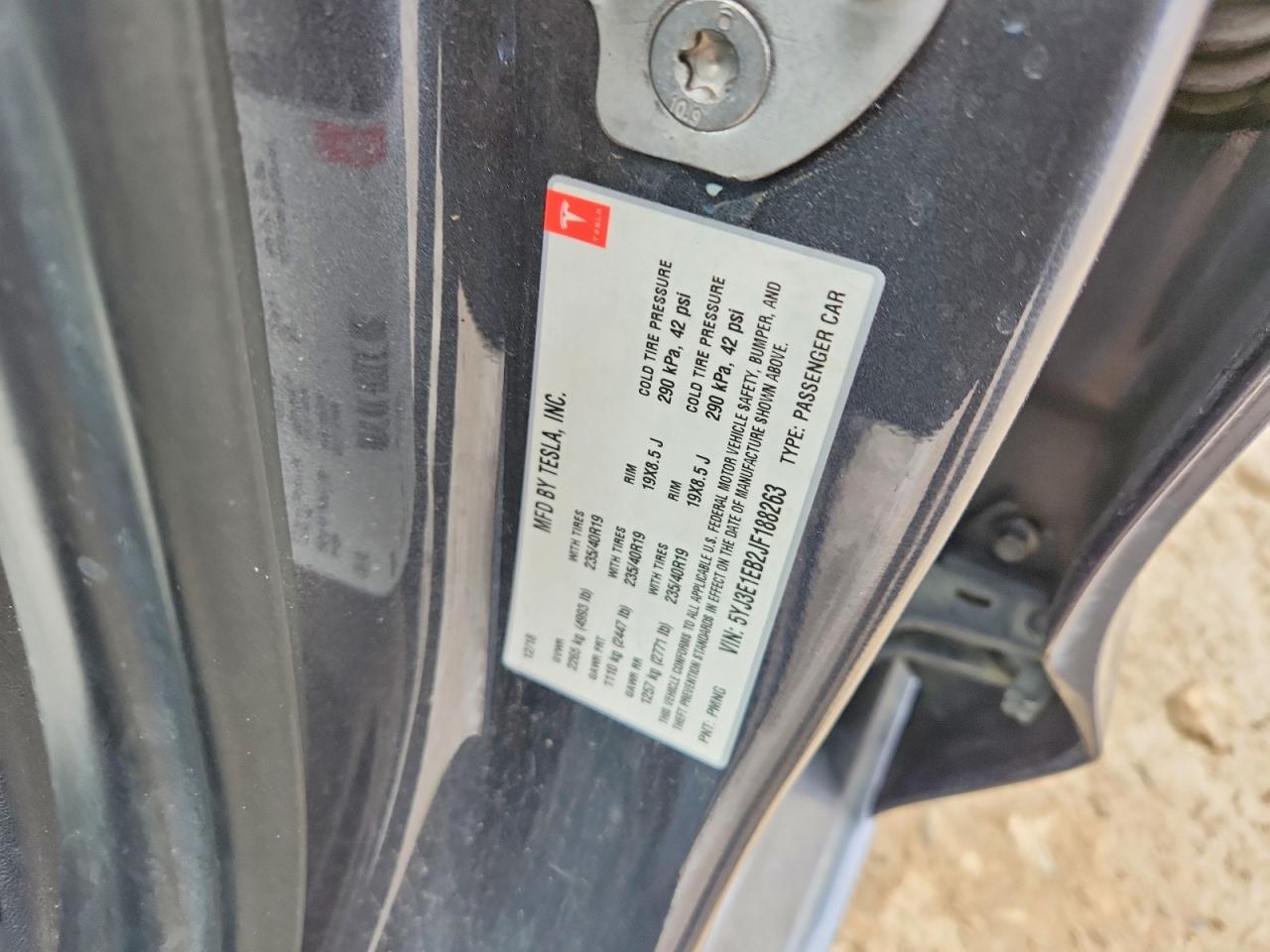 2018 TESLA MODEL 3 photo 23