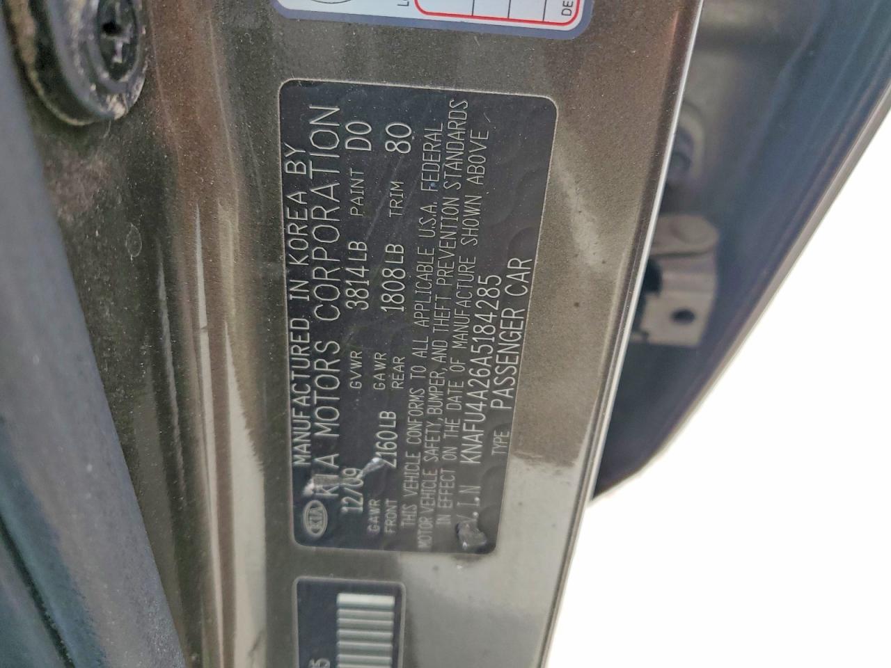 2010 KIA FORTE EX photo 12
