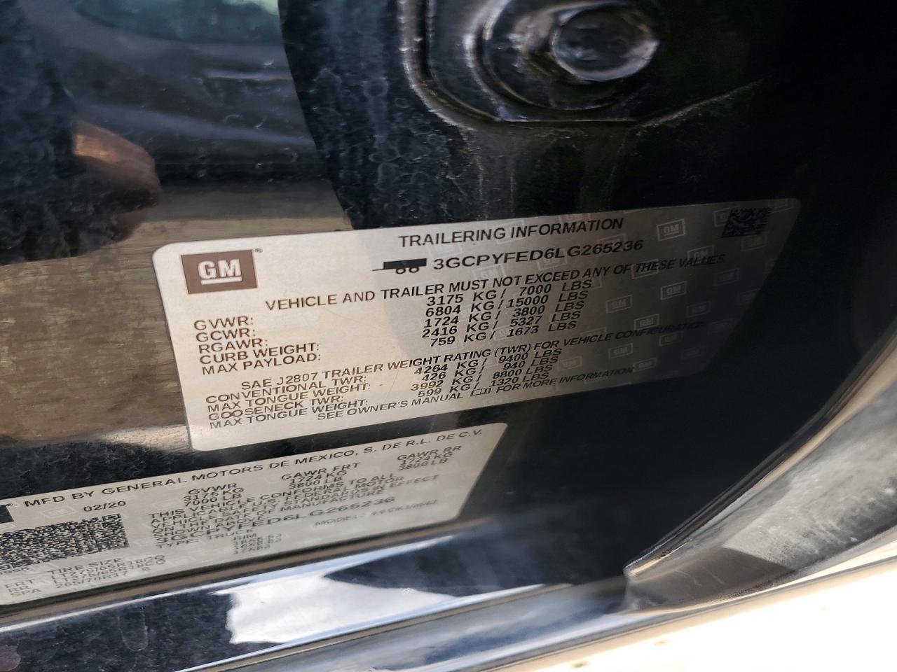 2020 CHEVROLET SILVERADO K1500 LT TRAIL BOSS photo 34